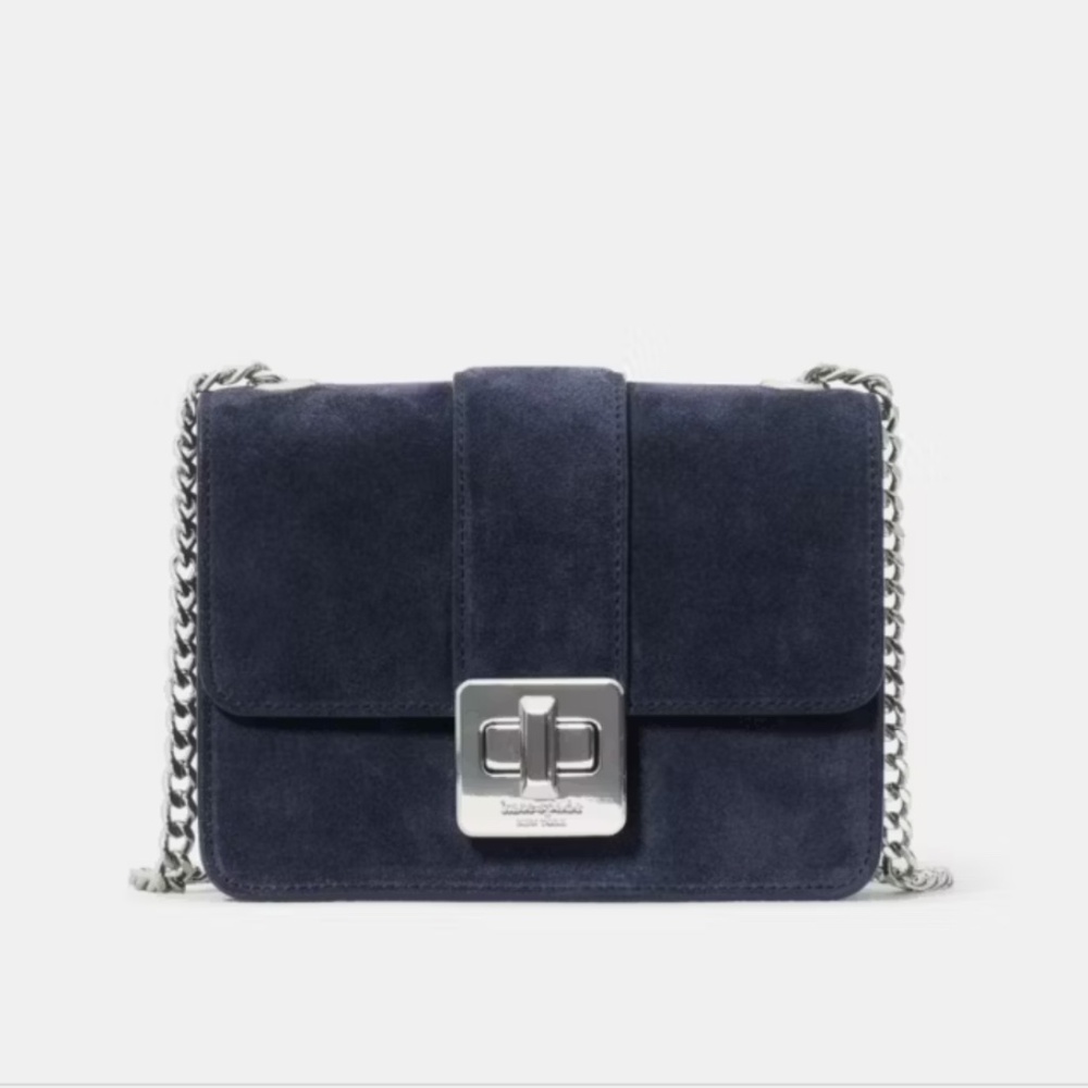 Kate Spade Phoebe Suede Turnlock Mini Flap Crossbody *NEW*